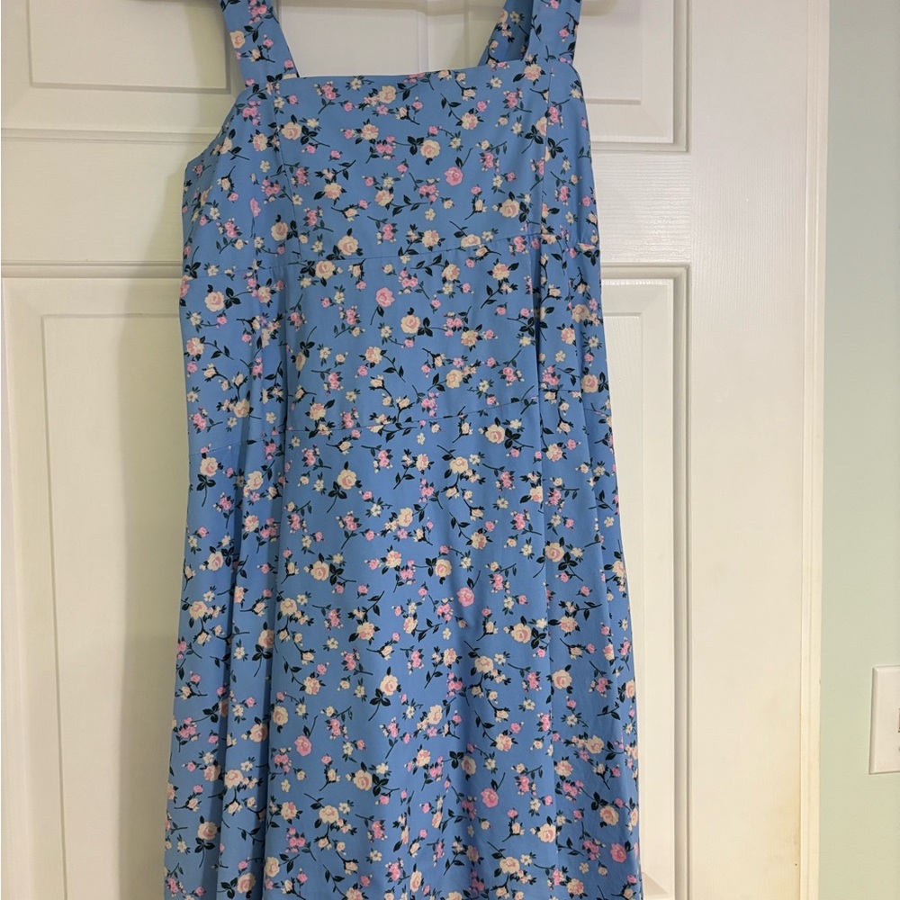 Altar'd State Blue Floral Mini Dress